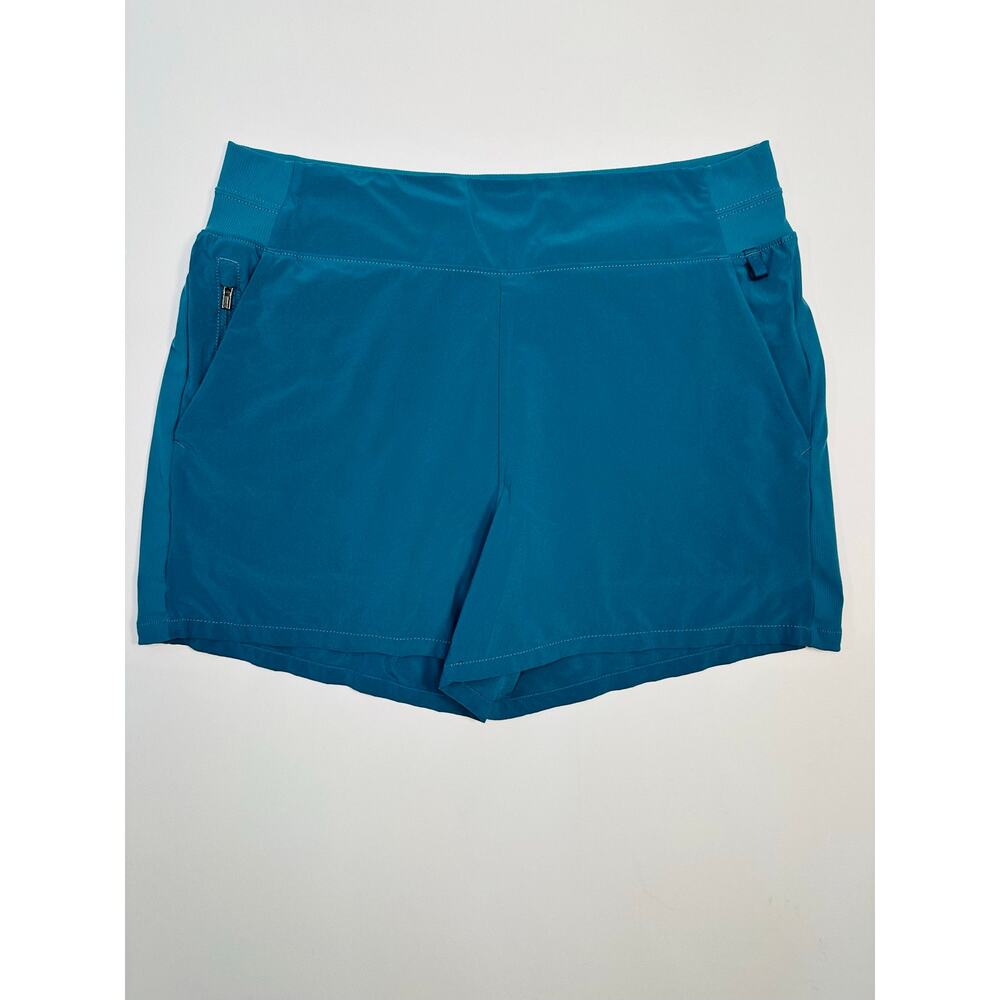 Athleta Brooklyn Athleticwear Shorts in Teal Blue Green
